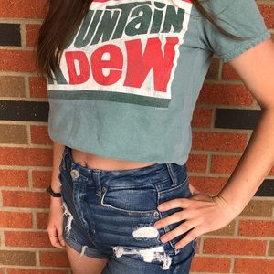 MTN DEW tee shirt vintage
